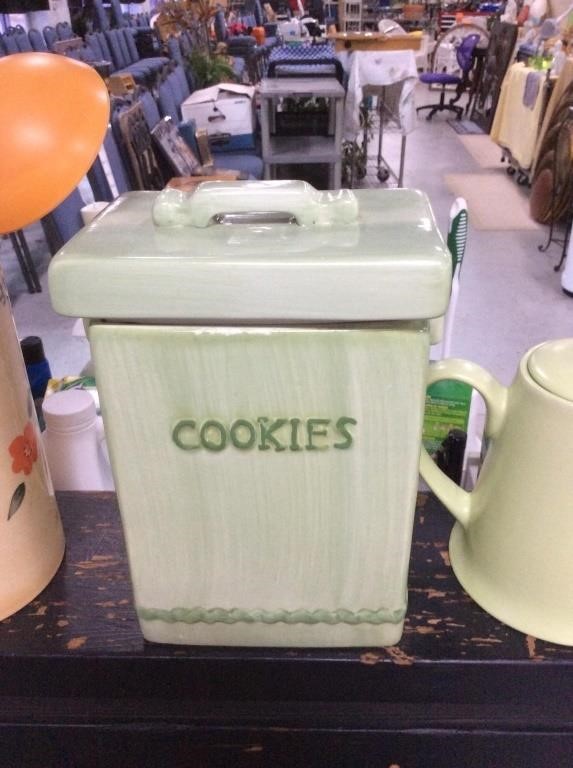 Green cookie jar