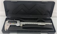 Metal micrometer with case