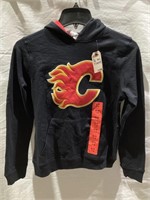 Nhl Kids Calgary Flames Hoodie Medium 7/8