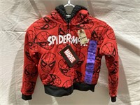 Marvel Spideman Boys Jacket Xs 4/5
