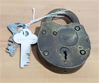 Mid Century Lock w/ Keys