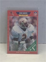 1989 Pro Set
#486 Deion Sanders, Atlanta Falcons