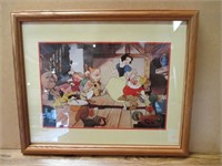 Disney 1994 Snow White & the 7 Dwarfs Lithograph