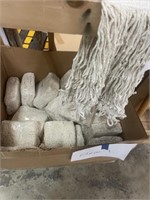 LOT OF NEW MOPS AND HANDLES