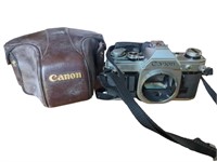 Canon AE-1 35mm film camera with case. Untested.