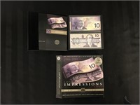 Canadian Dual Series $10 Banknotes