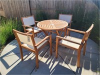 5PC OUTDOOR TABLE W/CHAIRS