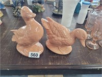 (2) CERAMIC DUCKS