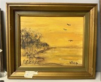 D. Shirley Signed Landscape Painting