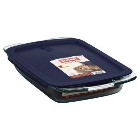 Pyrex Easy Grab 3 Qt. Glass Oblong Baking Dish