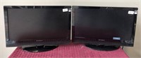 557-(2) 22" DYNEX LCD TV'S