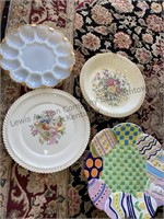 Box of decorative plates, dessert/mini trifle