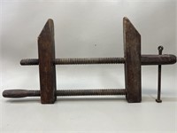 Antique Wood C Clamp