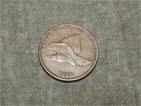 1858 Flying Eagle Cent VF ++ to me