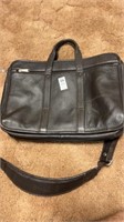 Pelle studio leather briefcase