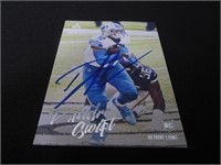 D'ANDRE SWIFT SIGNED ROOKIE CARD WITH COA