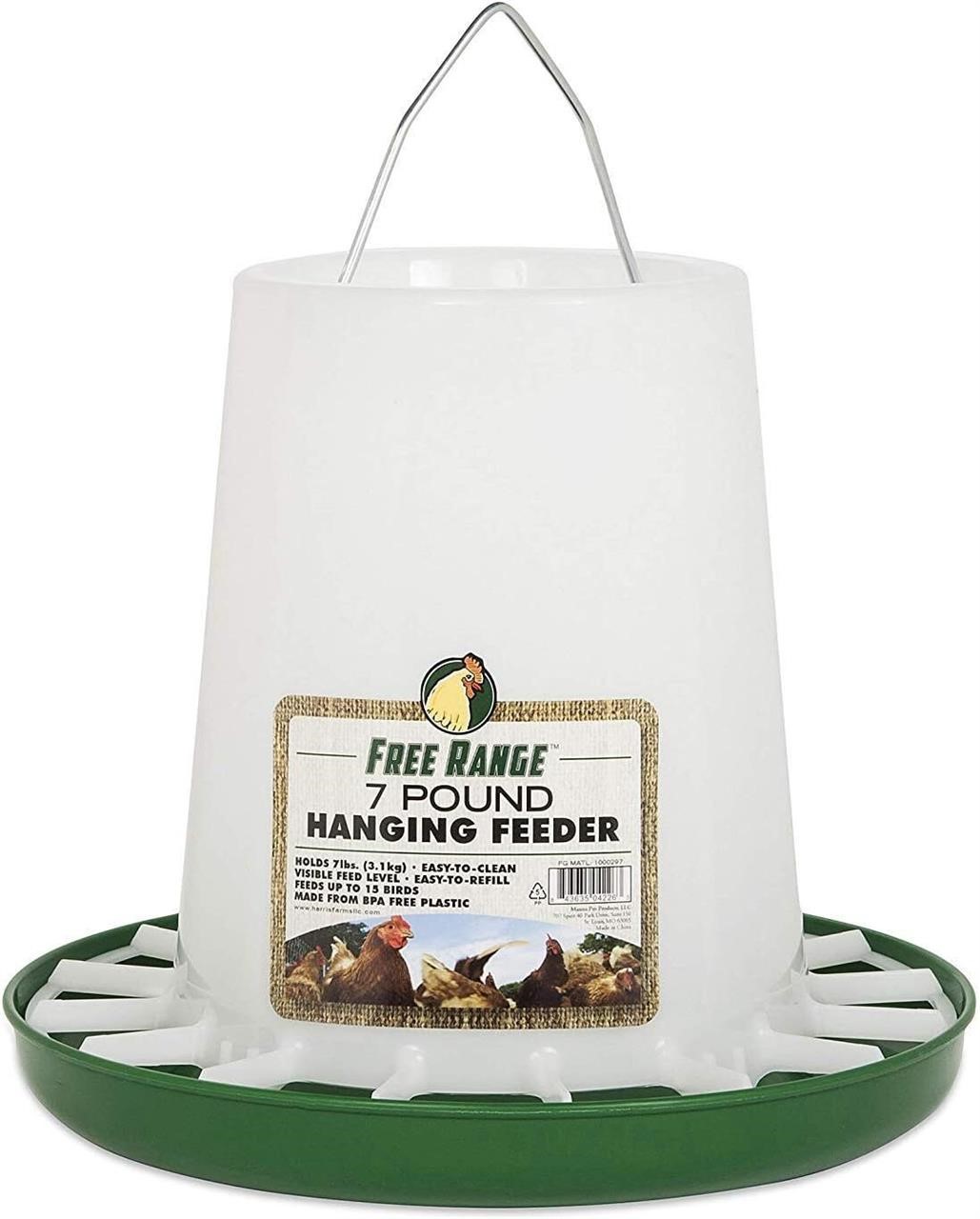 Hanging Poultry Feeder  7LB  Harris Farms