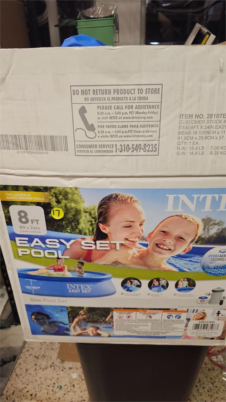 Intex easy set pool