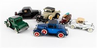 Lot of 6 Classic American Collector Cars