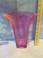 Pink Cadmium Glowing Vase