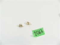 Pair of 14K Gold Earrings