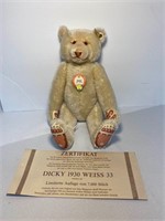 #11 - Steiff DICKEY Mohair Bear Replica