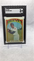 1972 Topps #299 Hank Aaron SGC 3 baseball card