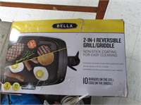 Bella 2 in1 Reversible Grill/Griddle