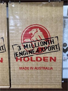Holden Dealership Vinyl Banner 3 MILLIONTH ENGINE