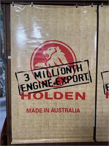 Holden Dealership Vinyl Banner 3 MILLIONTH ENGINE