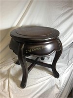 Antique Decorative Stand/Table, Ebony  20" X 18"
