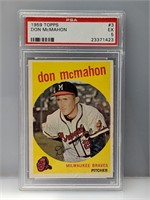 1959 Topps PSA 5 #3 - Don McMahon Milwaukee Braves