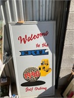 1990 Ertl Toy Co. golf sign hand painted