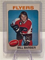 Bill Barber 75/76 2nd Year Card NRMINT +