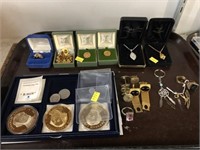 Costume Jewelry & Collector Coins