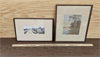 (2) Wallace Nutting Framed Lithographs, 18" x 15"