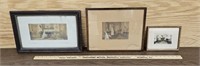 (3) Wallace Nutting Framed Lithographs including