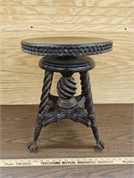 Beautiful Piano Stool, Ball in Claw