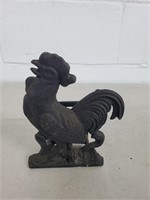 Vintage cast Iron rooster napkin holder