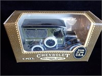 ERTL 1:25 1923 Chevrolet Postal Truck Locking Bank
