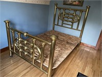 Brass bed ornate