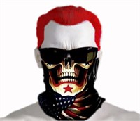 2 Rocker Flag Skull Face Mask Bandana 3G4