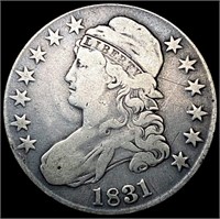 1831 Capped Bust Half Dollar LIGHTLY CIRCULATED