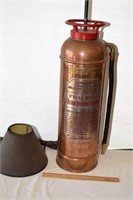 ANTIQUE FIRE EXTINGUISHER LAMP ! R-2