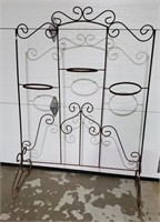Metal Plant holder stand, 53" Tall,  36" Wide