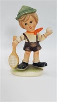 Royal Crown Tennis Girl Figurine - Hummel Style