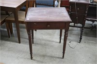 ANTIQUE TELEPHONE TABLE WITH DRAWER