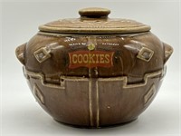 Monmouth Pottery Western Stoneware Cookie Jar
