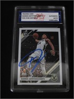 Antetokounmpo Signed Trading Card Fivestar