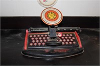 Old Metal Toy Typewriter